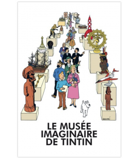 Affiches Tintin à colorier, Objectif Lune - Affiches