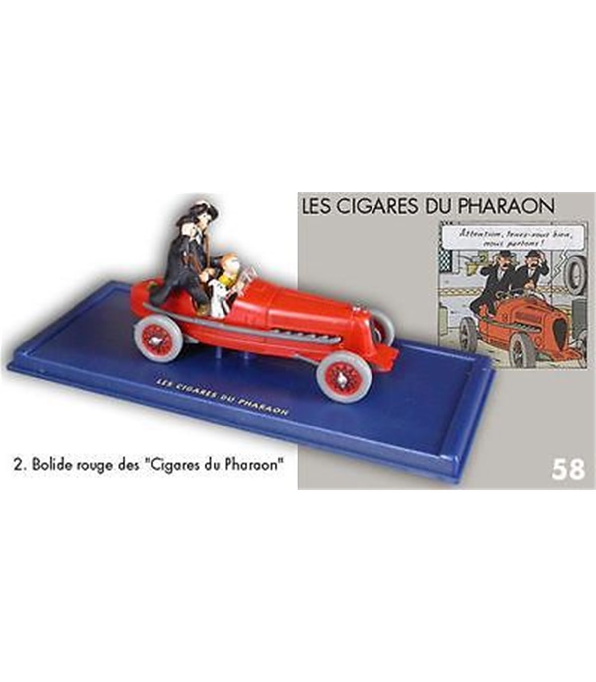 Voiture Tintin-Le Bolide rouge |  Tintin Boutique